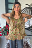 Golden Meadow Boho Tank - 100% Cotton
