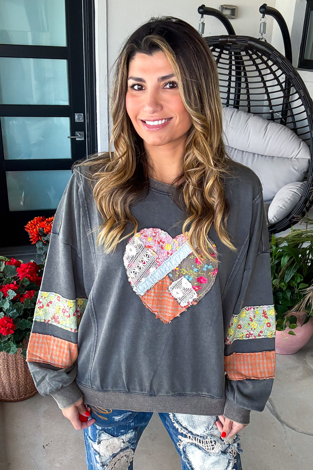 Patchwork to My Heart Sweater