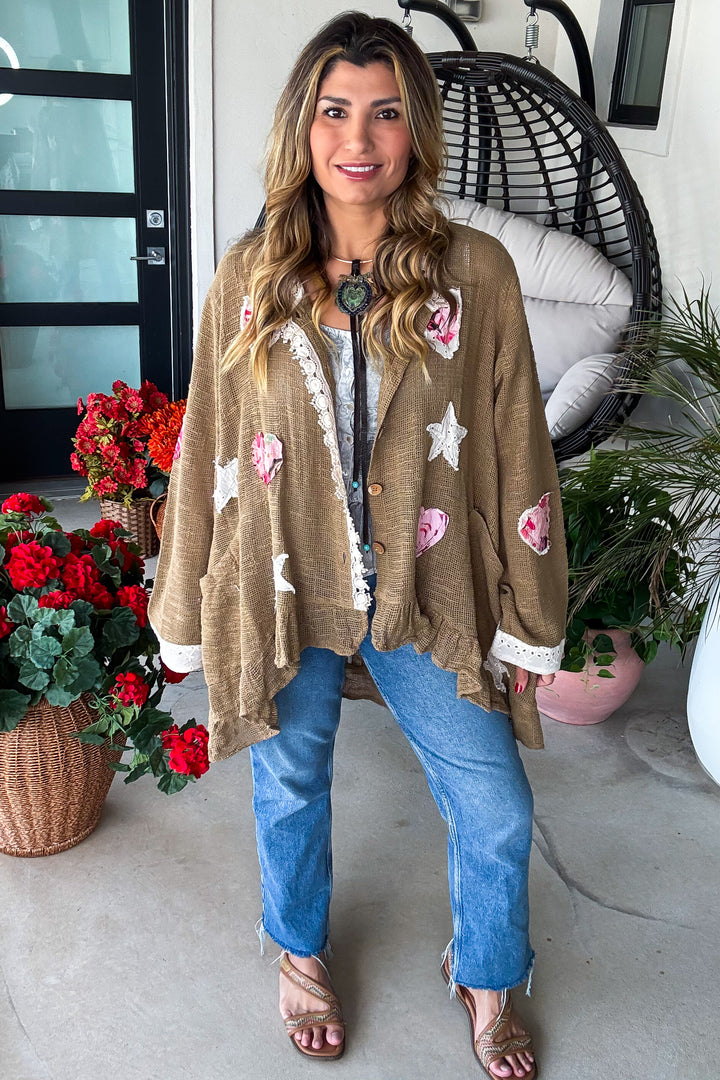 True Love Jacket - 100% Cotton - Mocha