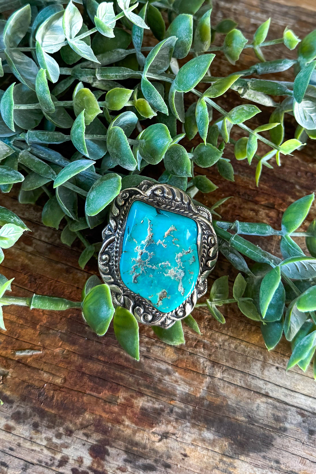 One of a Kind Turquoise Ring - Made in Texas