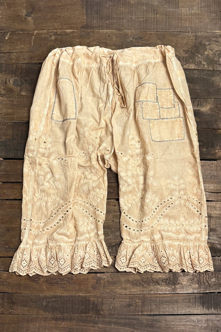 Eyelet Bloomers - Oatmeal