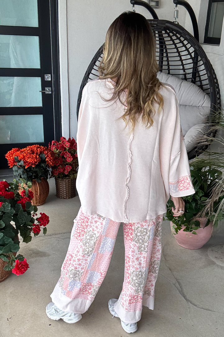 Whimsical Charm Pants - 100% Cotton - Blush