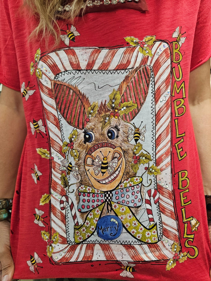 Bumble Bells Tee - 100% Cotton - Made in USA