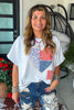 Denim Darling Top - Sky Blue - Cotton Blend