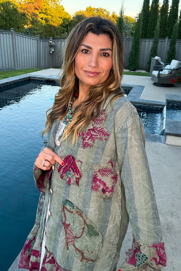 Pale Rosewood Duster - 100% Cotton