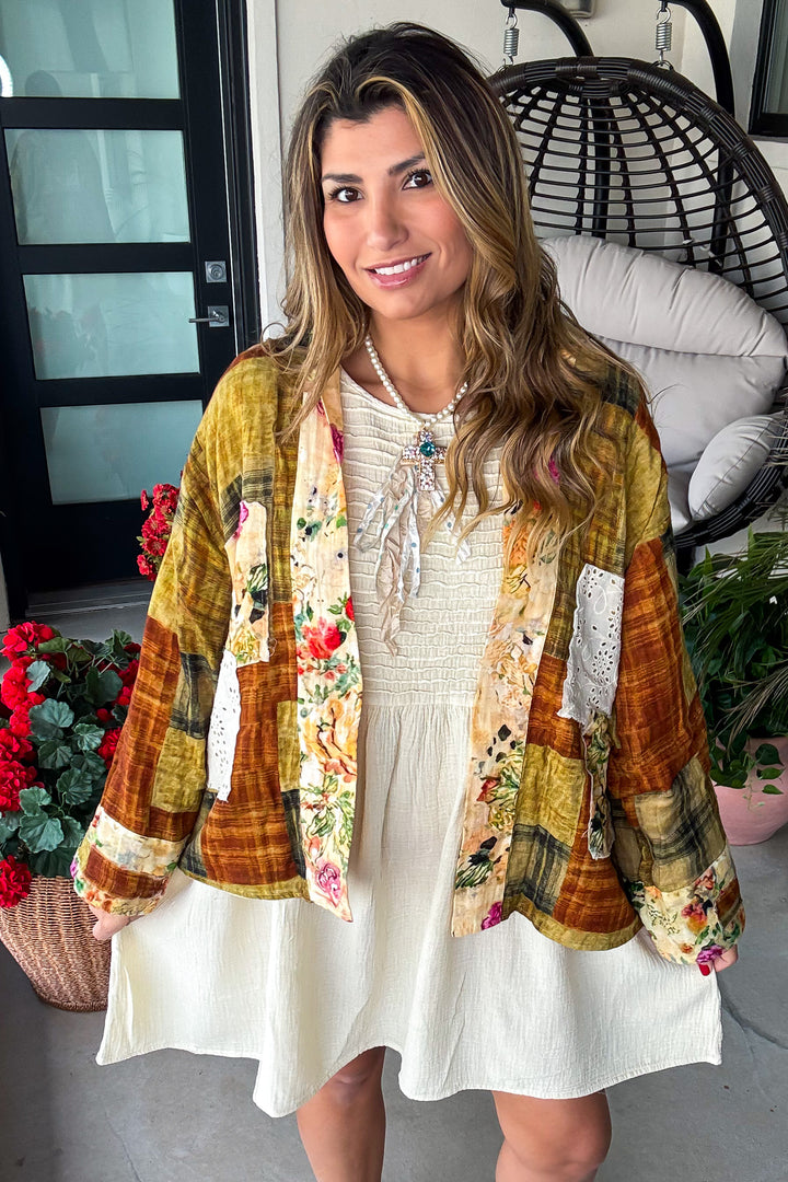 Peace Sign Reversible Jacket - 100% Cotton