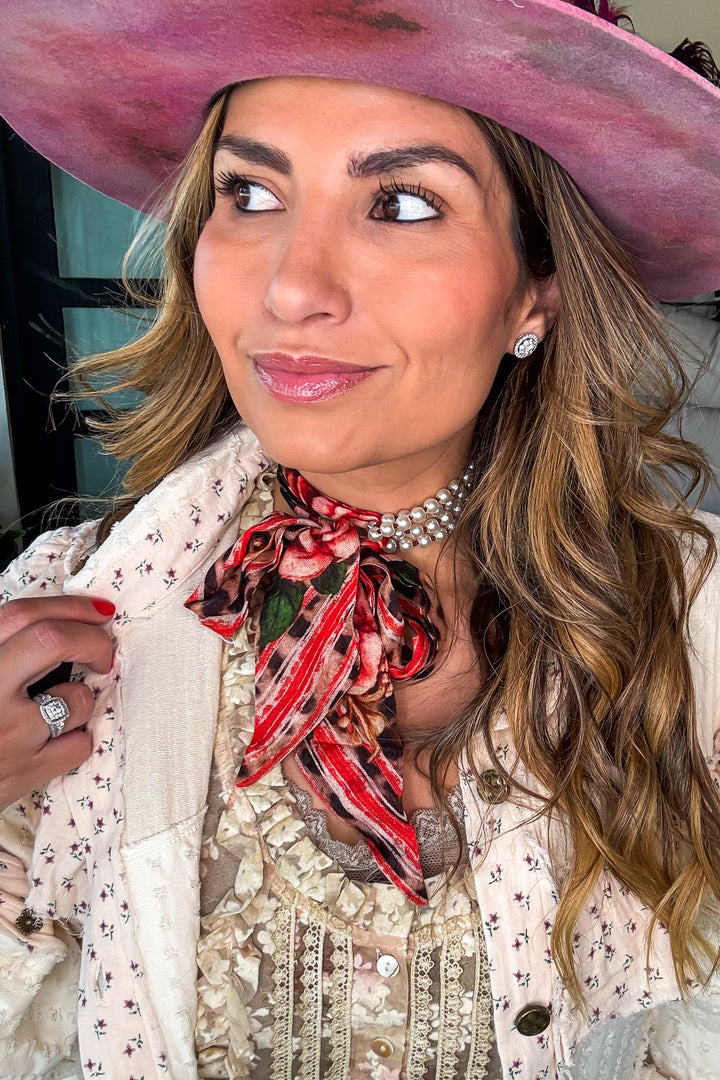 Twilly Necklace - Red