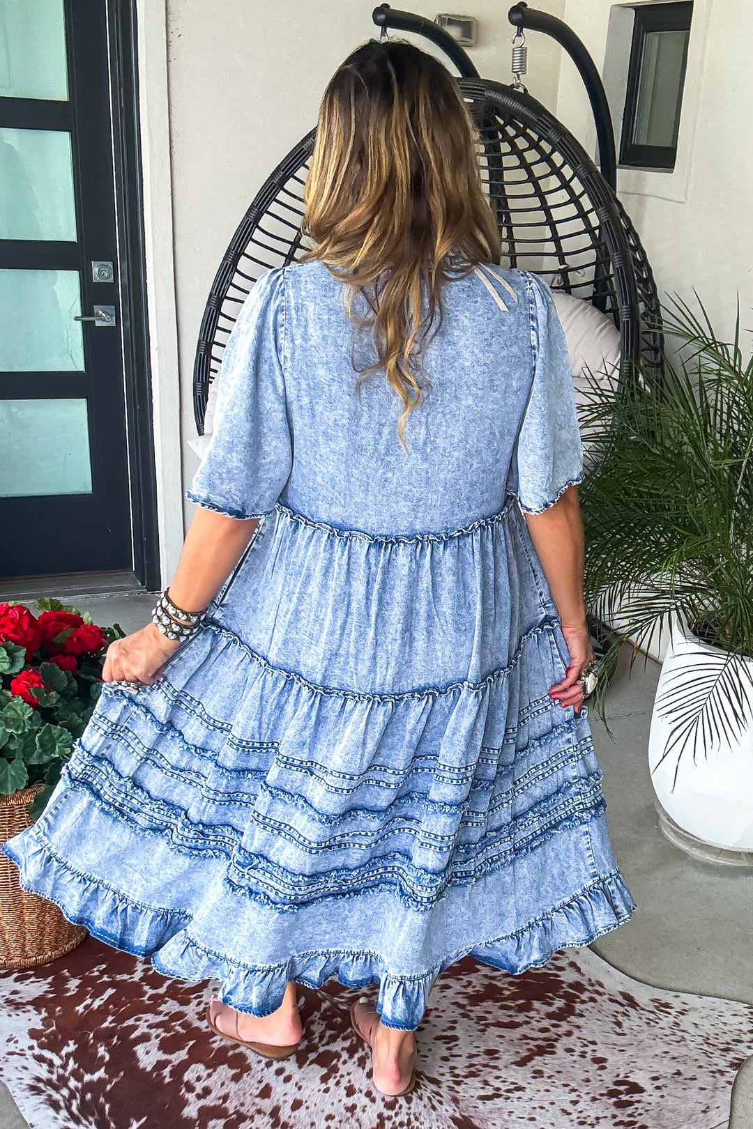 Hazel Ridge Denim Dress - Lt. Denim