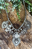 Gypsy Soul Statement Necklace - Silver Plate Overlay