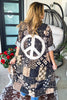 Peace Sign Duster - 100% Cotton