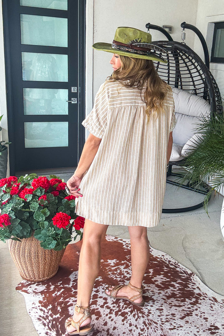 Driftwood Romance Dress - Natural