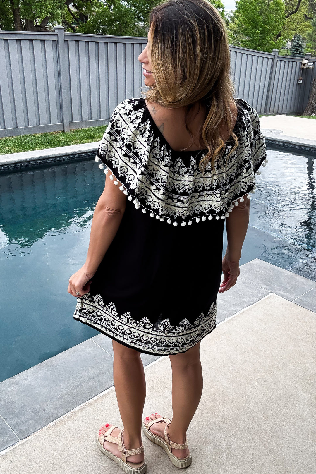 AHB EXCLUSIVE: Beautiful Reflection Tunic - Black
