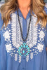 AHB EXCLUSIVE: Here When You Need Me Dress - Denim Blue