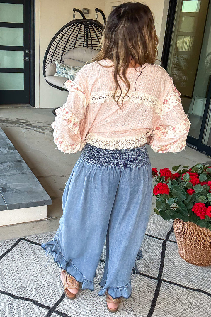Petal Poetry Blouse - Blush