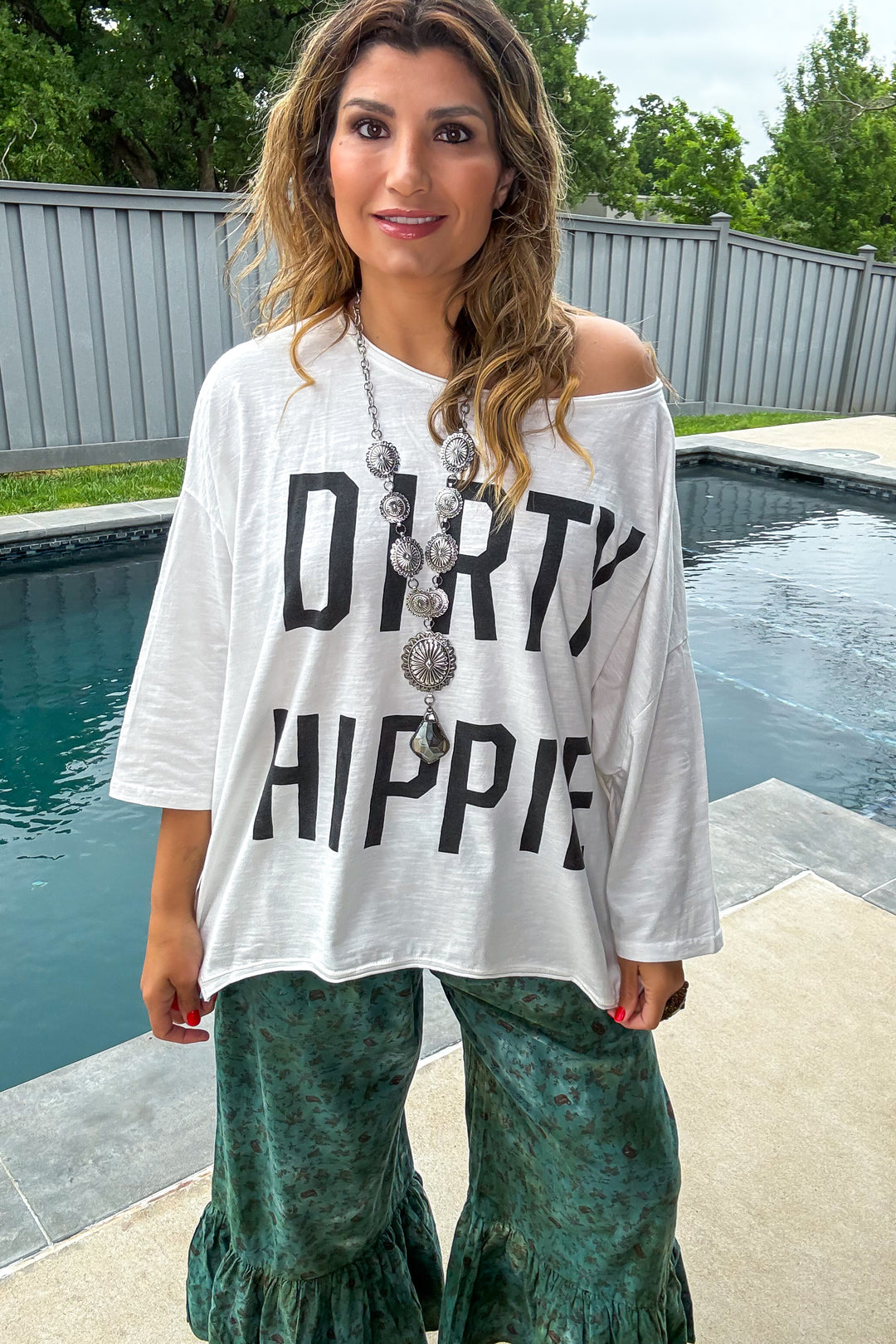 Dirty Hippie Oversized Top - 100% Cotton