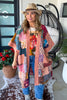 The Nepal Oversized Kimono - 100% Cotton - Peach