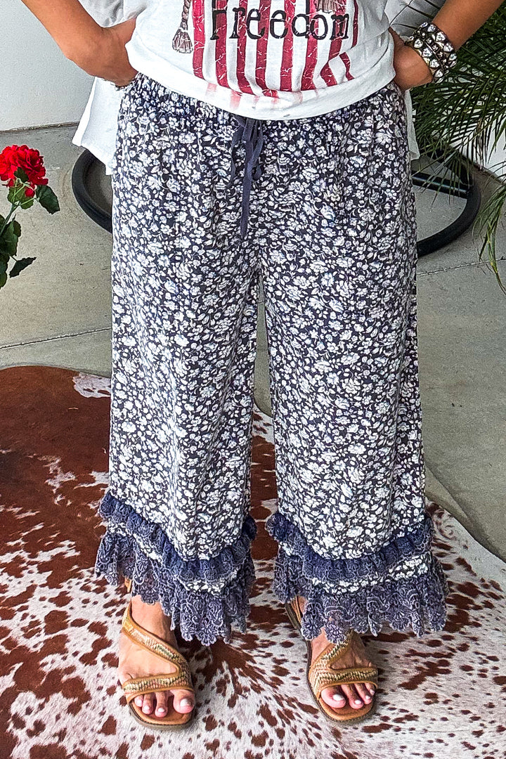 Midnight Meadow Bloomers - Navy