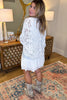 Riverstone Glow Crochet Cardigan/Top - Off White