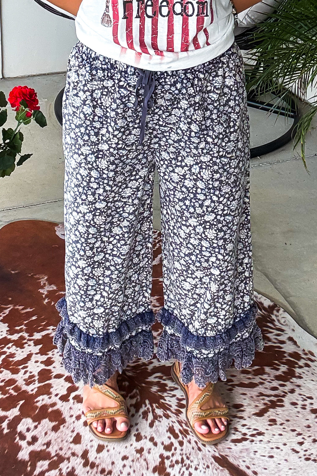 Midnight Meadow Bloomers - Navy