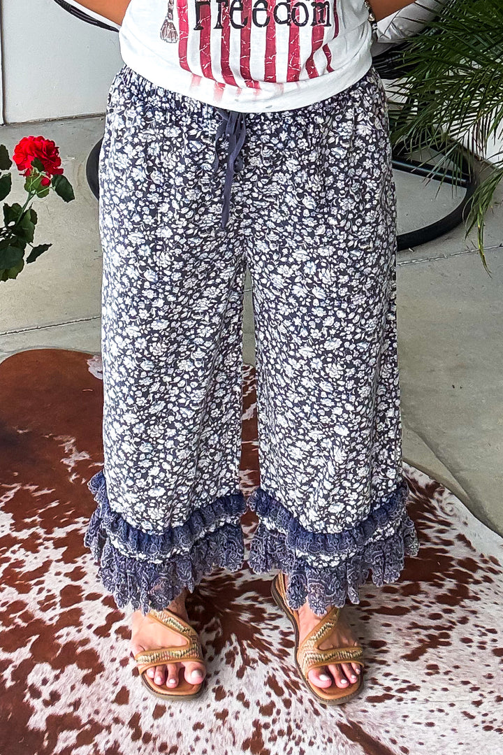 Midnight Meadow Bloomers - Navy