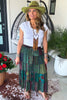 PRE ORDER: Dreaming Of Tomorrow Elastic Waist Maxi Skirt - Basil