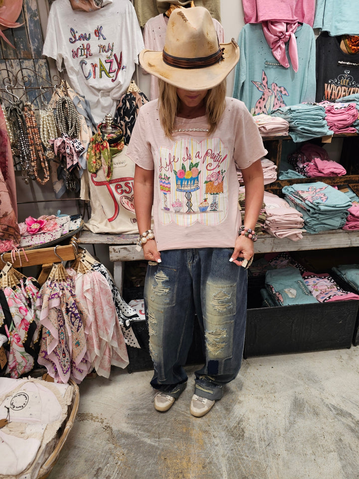 Life is a Party Tee - 100% Cotton - Made in USA