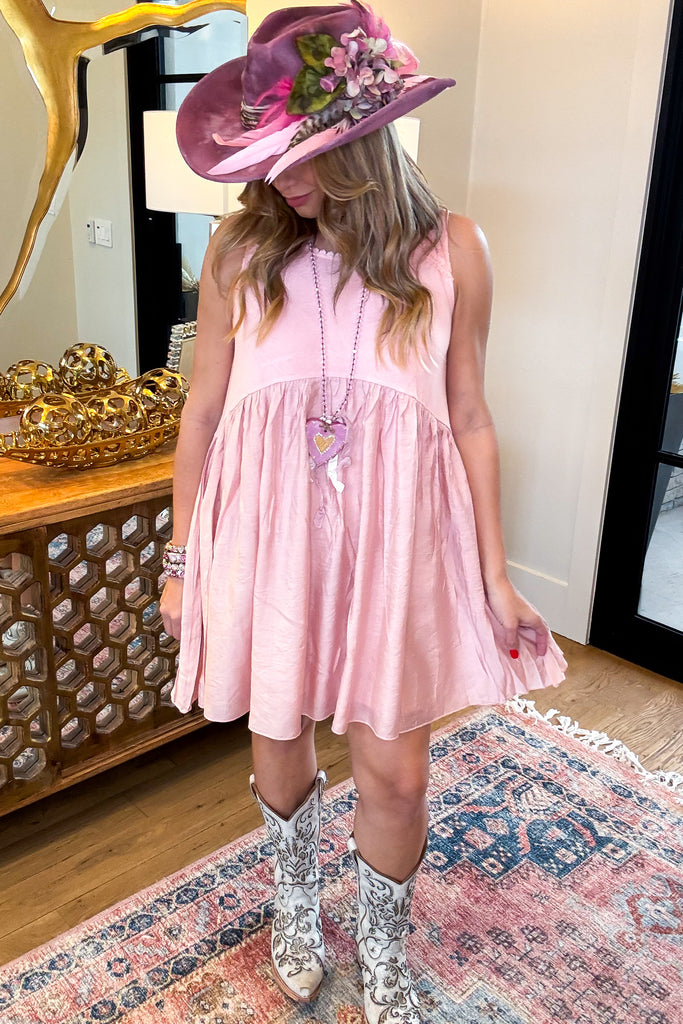 Raining Spring Dress - Peach (Size 8 to 14) Only a Few Left