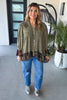 Dreams That Come True Oversize Top  - Gravel