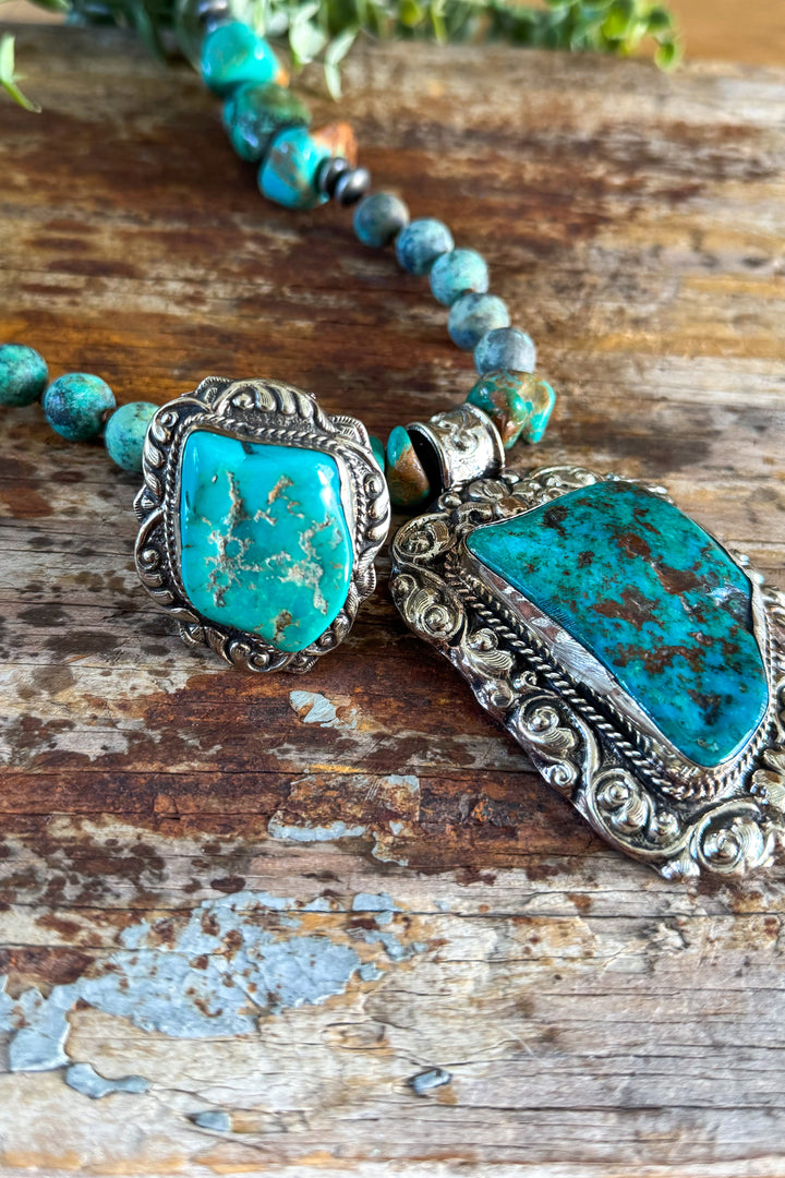 One of a Kind Turquoise Ring - Made in Texas