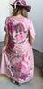 Flamingo Heirloom Pink Maxi Dress - 100% Cotton