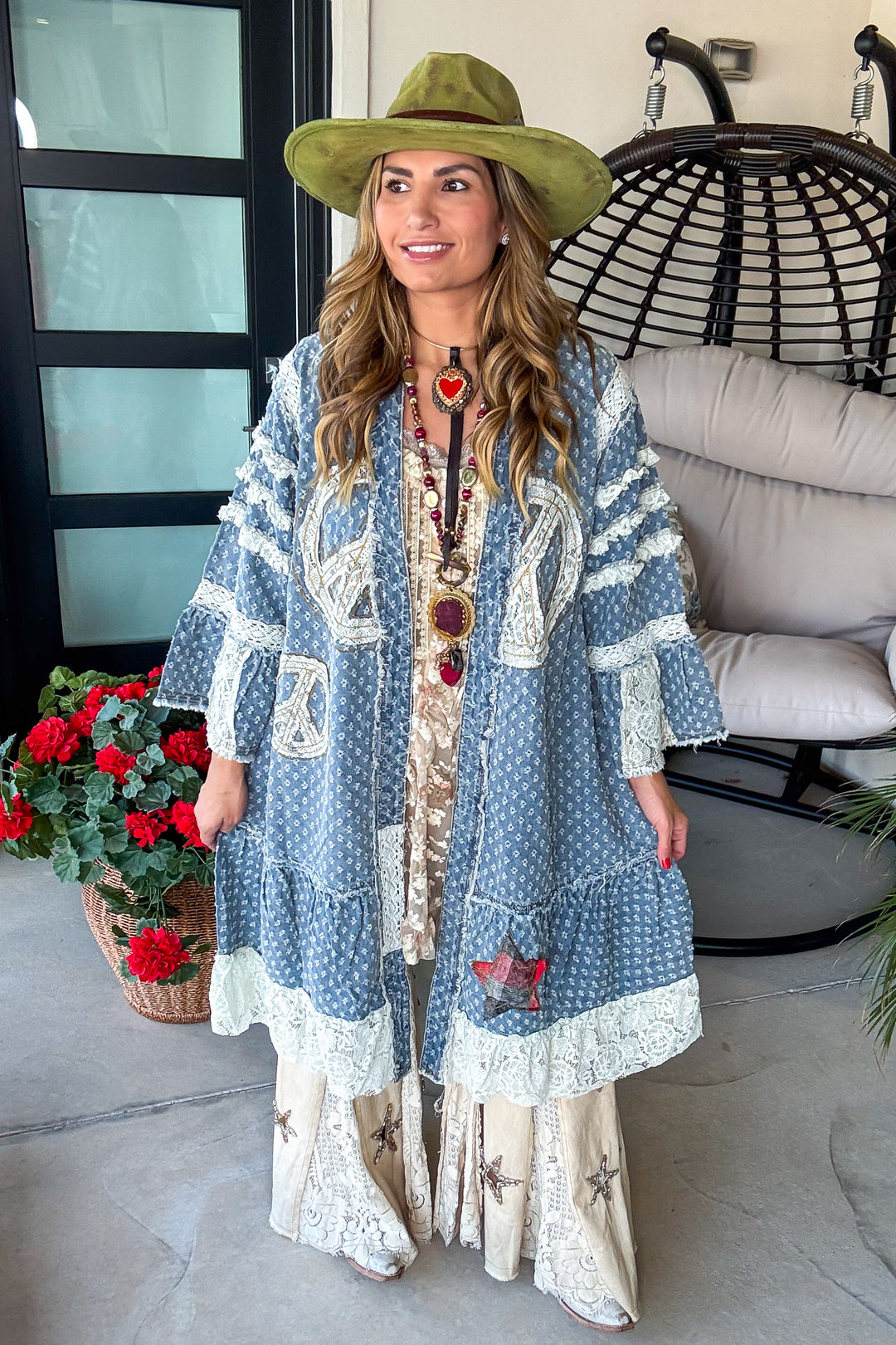 Selah Springs Duster - 100% Cotton - Denim
