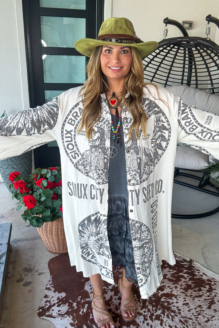 Sioux City Seed Co. Duster - 100% Cotton - Made in USA