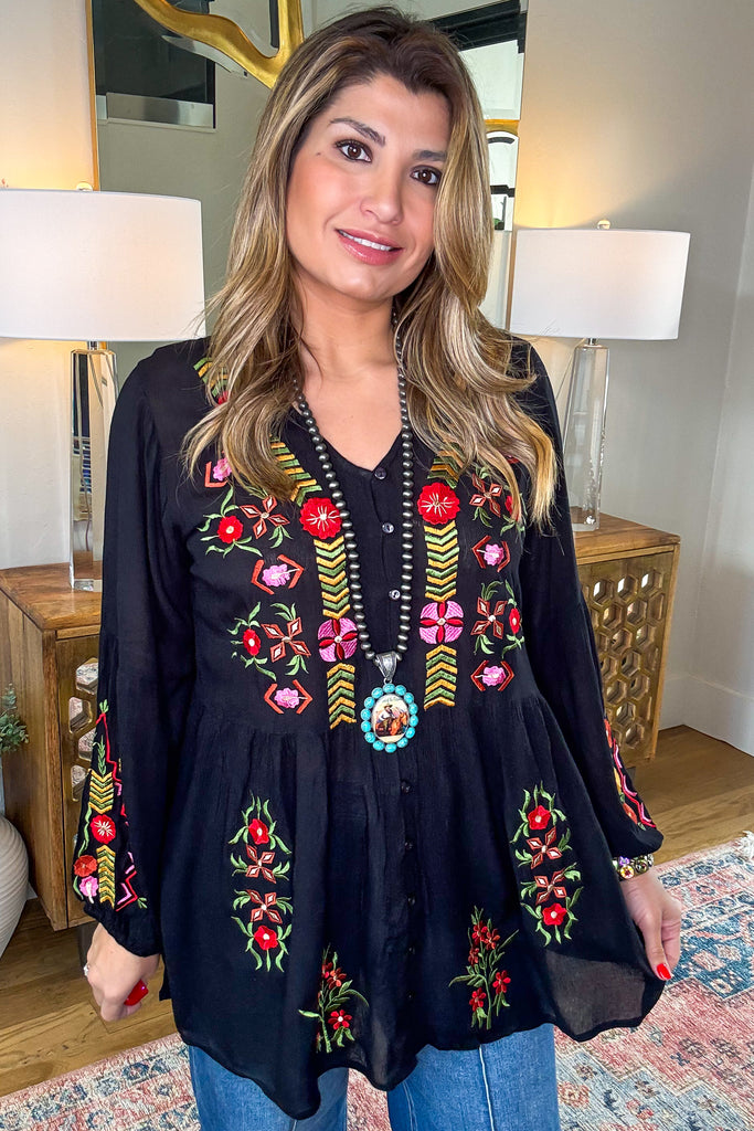 AHB EXCLUSIVE: Give Love Tunic - Black