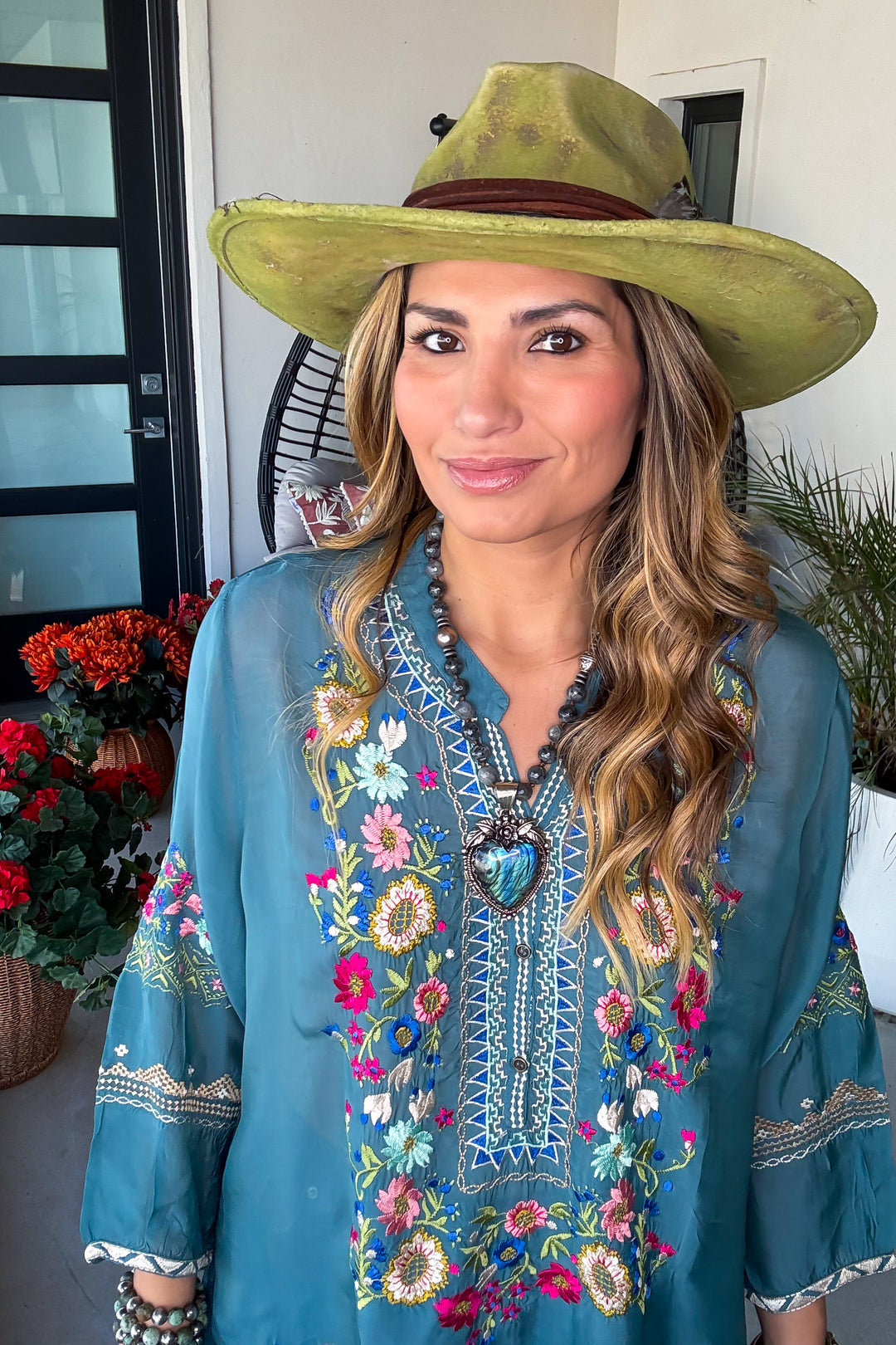 Festives Gathering Top - Teal