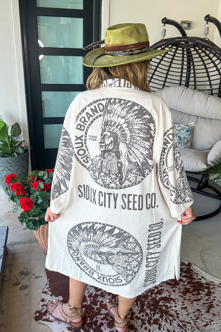 Sioux City Seed Co. Duster - 100% Cotton - Made in USA