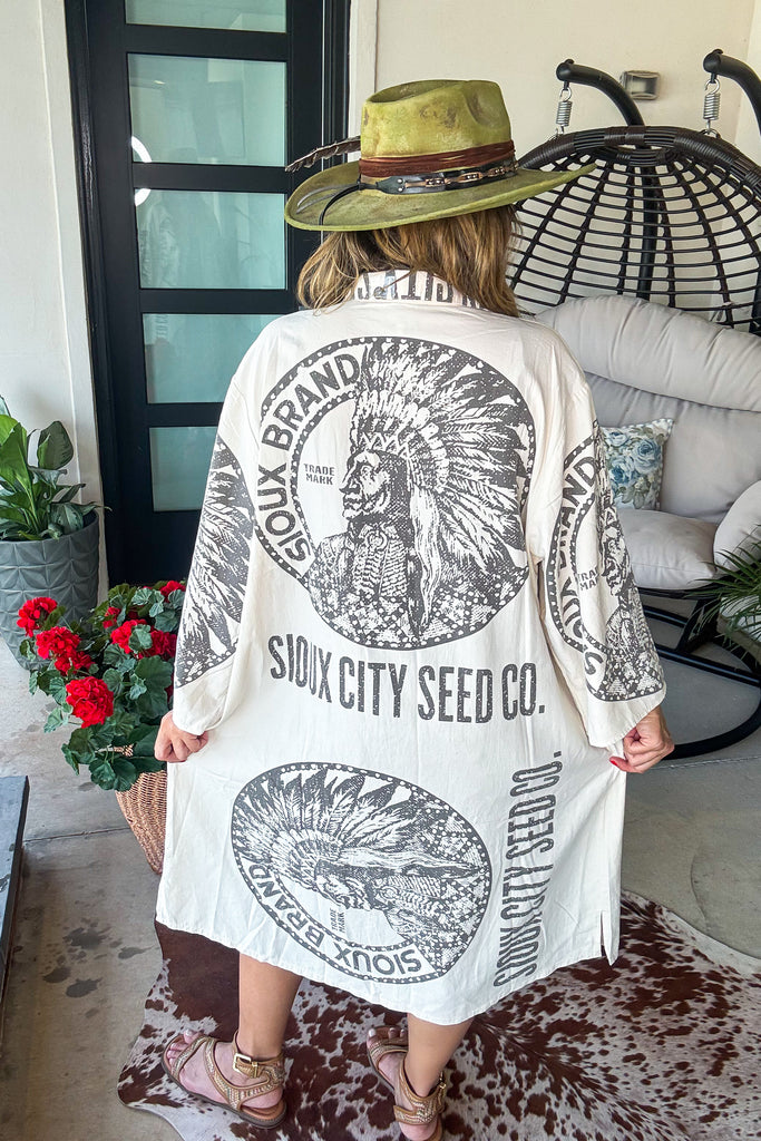 Sioux City Seed Co. Duster - 100% Cotton - Made in USA