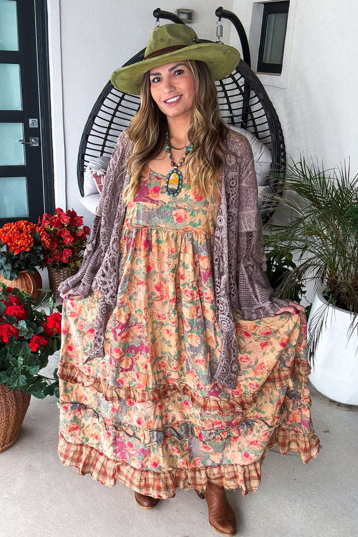 Falling Petals Dress - 100% Cotton