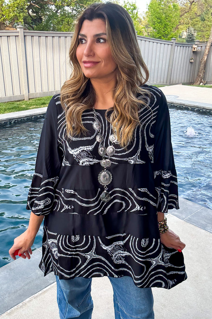 Timeless Dreams Tunic - Black