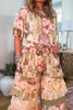 Butterfly Linen One Size Ruffle Pants