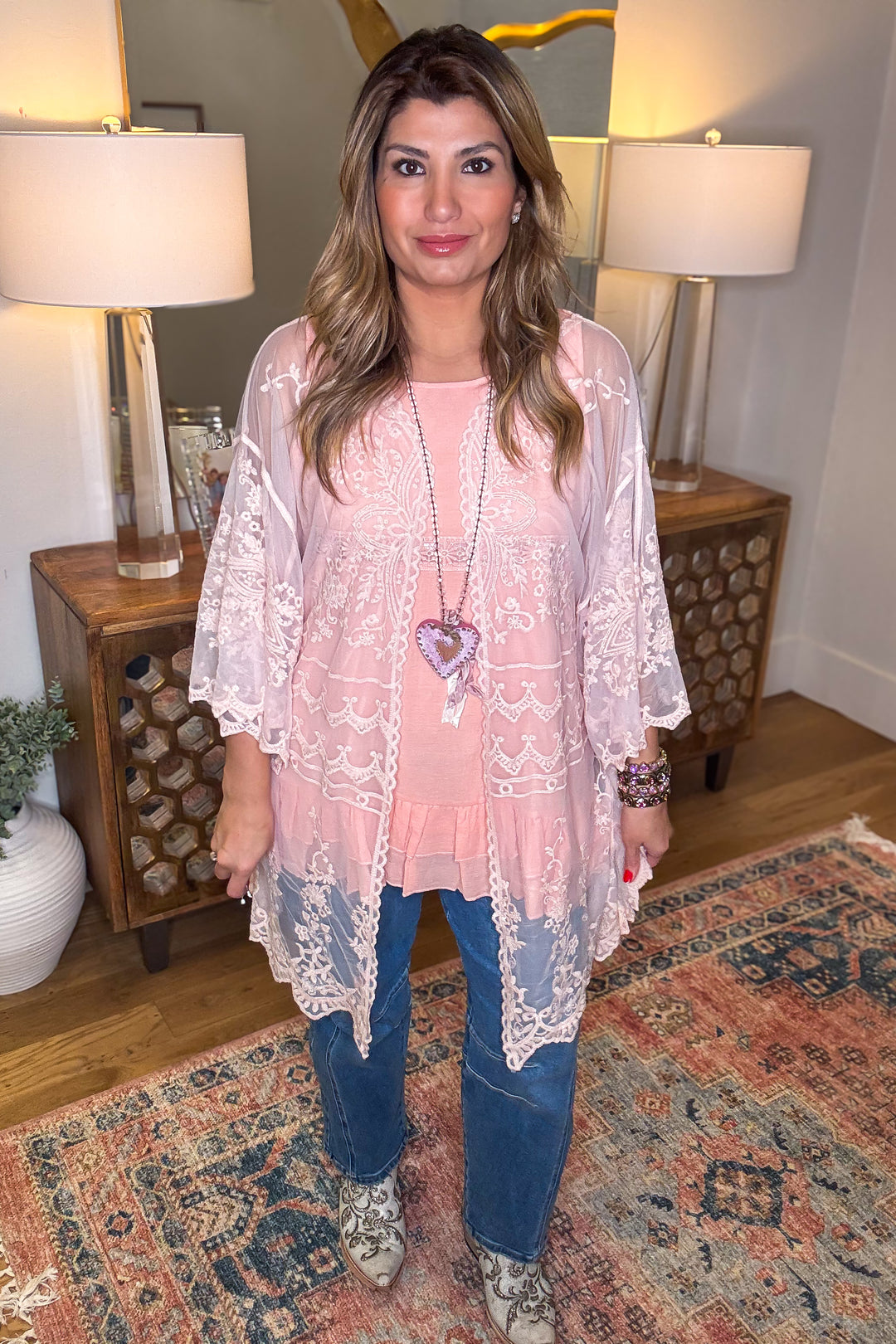 AHB EXCLUSIVE: Finding Perfection Kimono  - Pink
