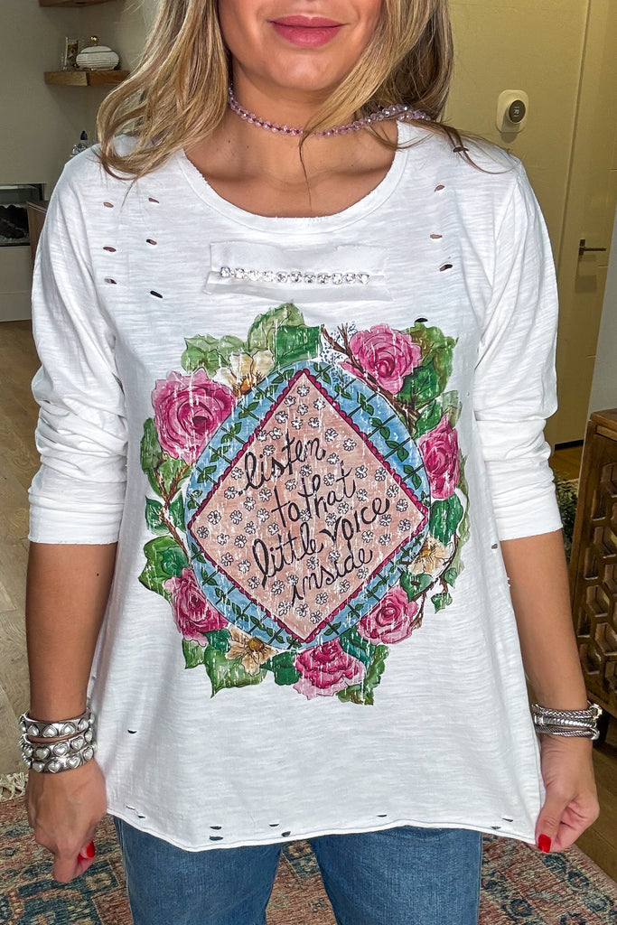 Listen to the Voice Inside - 100% Cotton - Made in USA