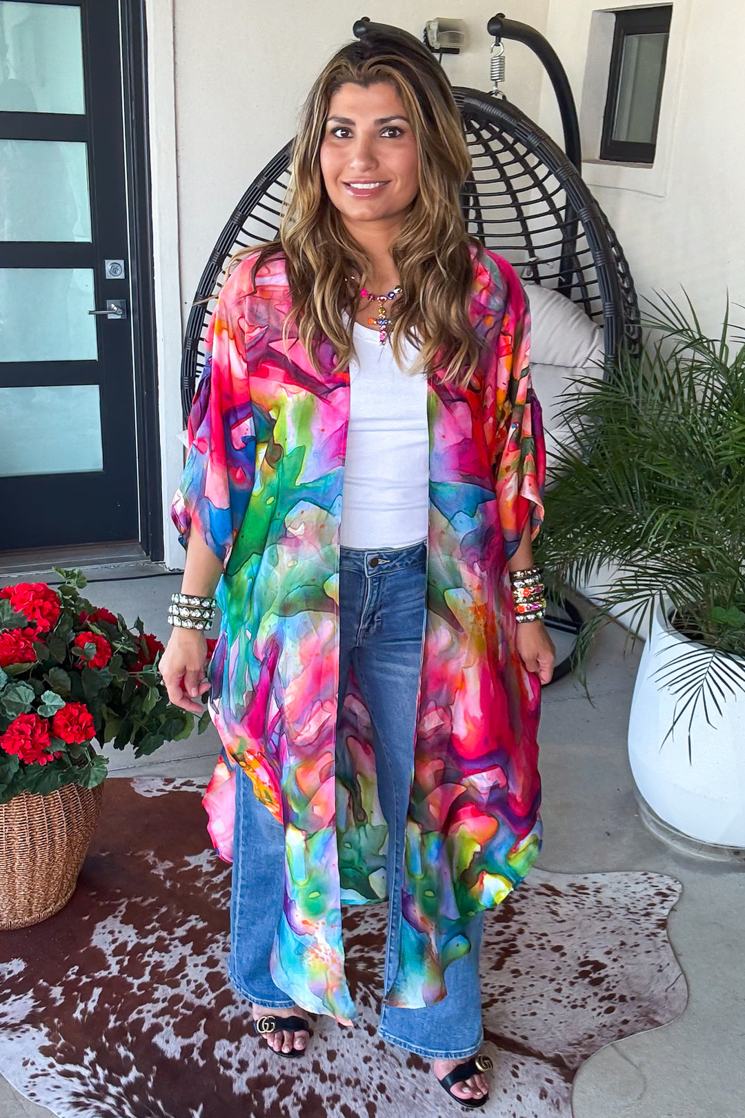 Blushing Botanicals Kimono 