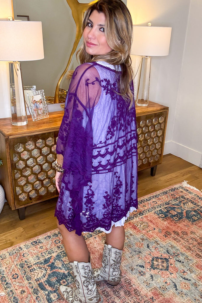 AHB EXCLUSIVE: Finding Perfection Kimono - Purple