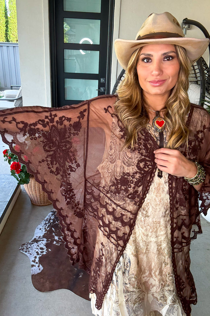 AHB EXCLUSIVE: Finding Perfection Kimono - Solid Brown