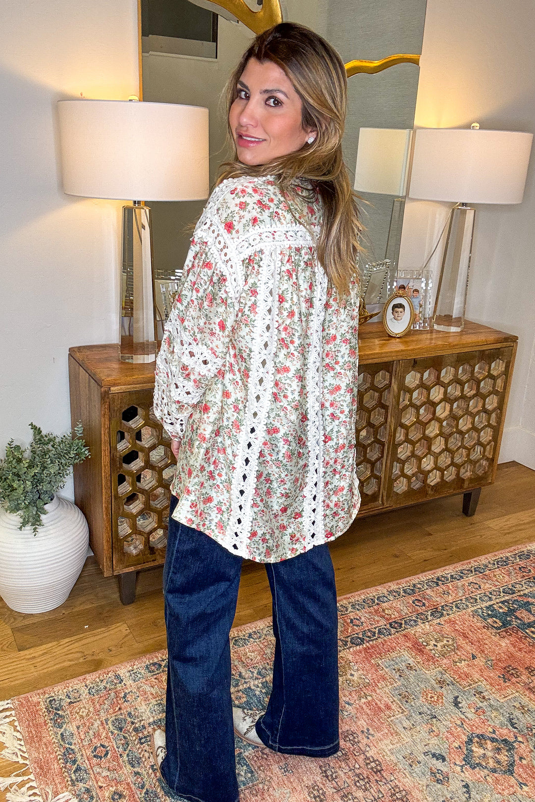 Comes Naturally OVERSIZED Top - Natural - SALE