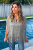 Luna Shine Silk Blend Top - Made In Italy