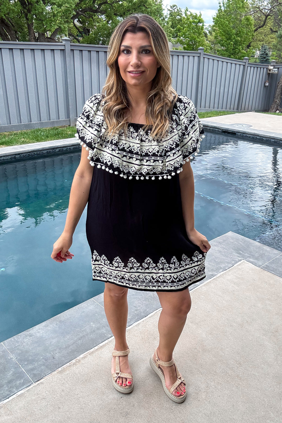 AHB EXCLUSIVE: Beautiful Reflection Tunic - Black