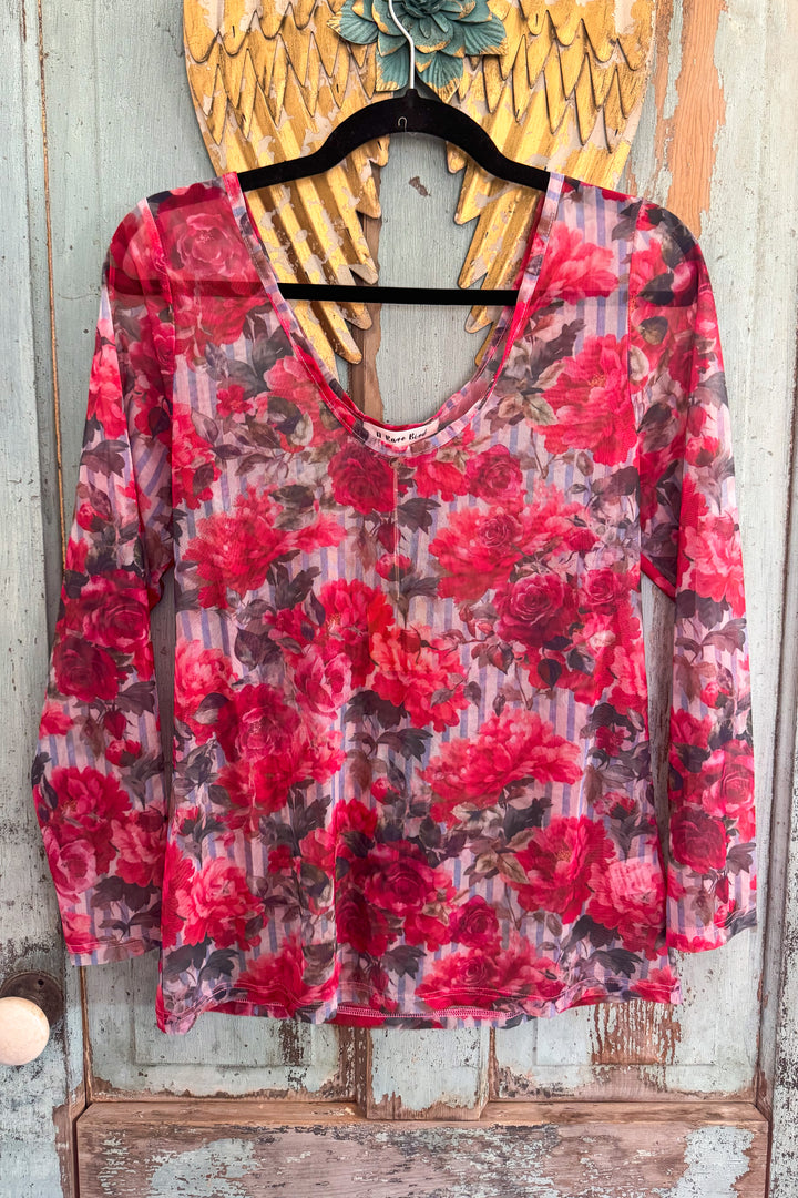 Stripes and Roses Mesh