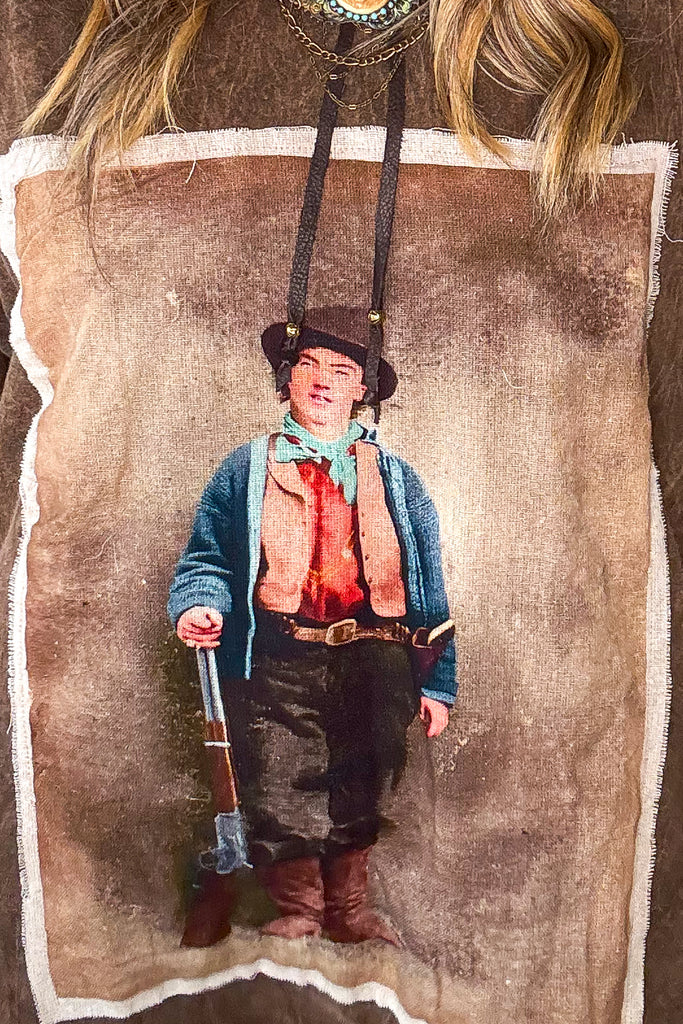 Billy the Kid Maxi Cotton Oversized Jersey Dress - 100% Cotton