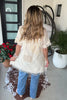 Rosy Lace Reverie Dress - 100% Cotton - Ivory